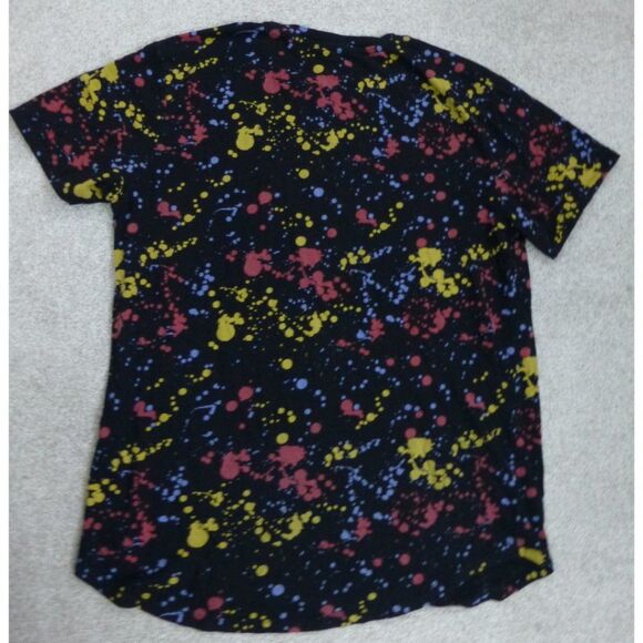 Carbon Paint Splash Short Sleeve Shirt (Size L) - Picture 3 of 7